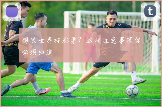 想买世界杯彩票?这些注意事项你必须知道